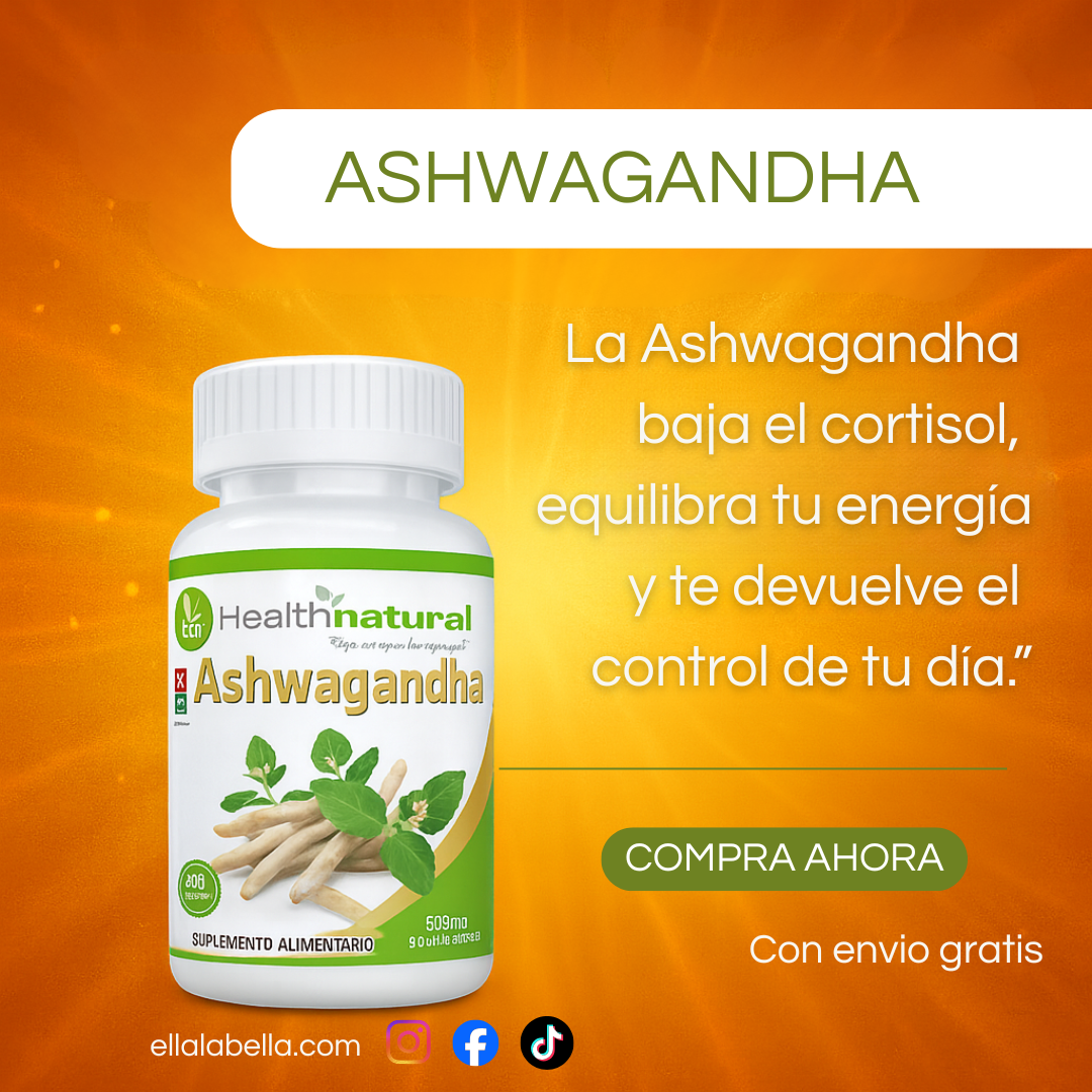 Ashwagandha Premium – 90 CÁPSULAS 500MG Equilibrio para tu mente