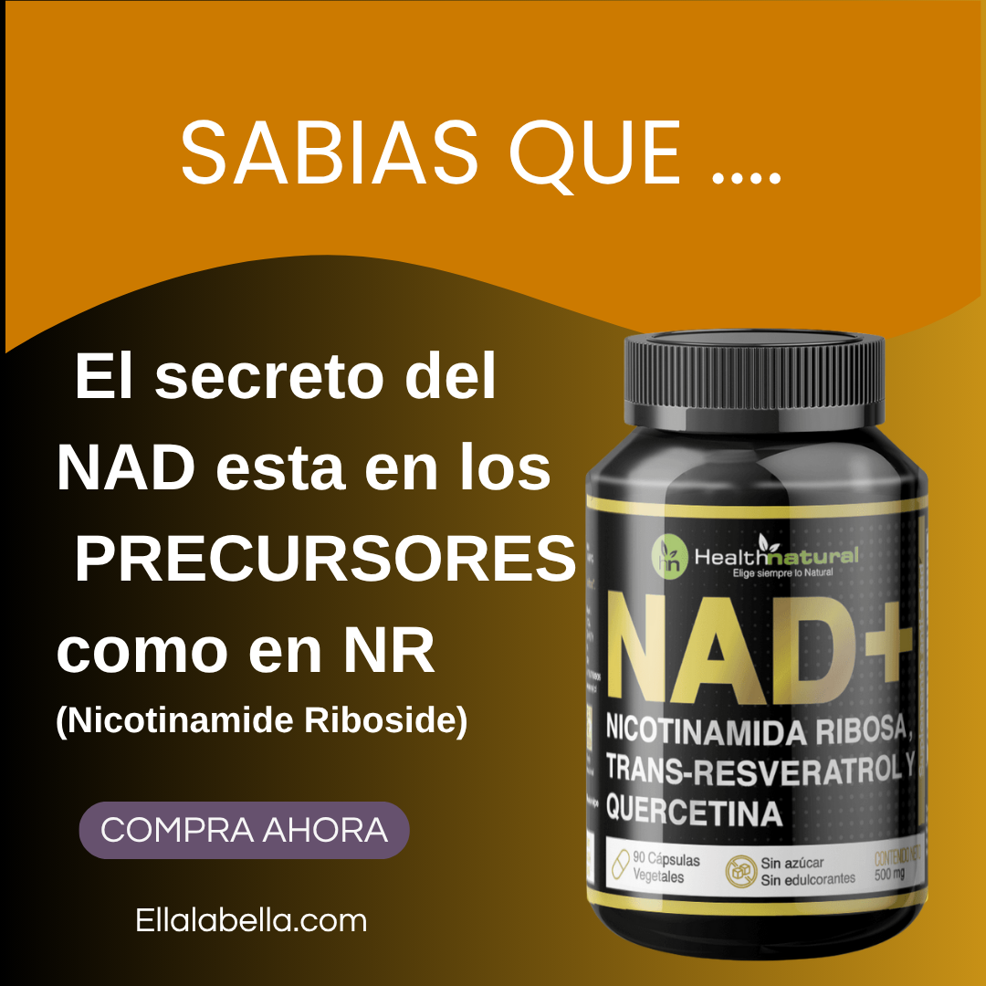 “La fórmula que marca la diferencia: NAD⁺ con NR auténtico.”